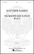 Shakespeare Songs No. 1 SATB Choral Score cover